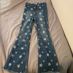 Star Flared Jeans Size 9